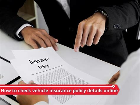 vehicle insurance details check